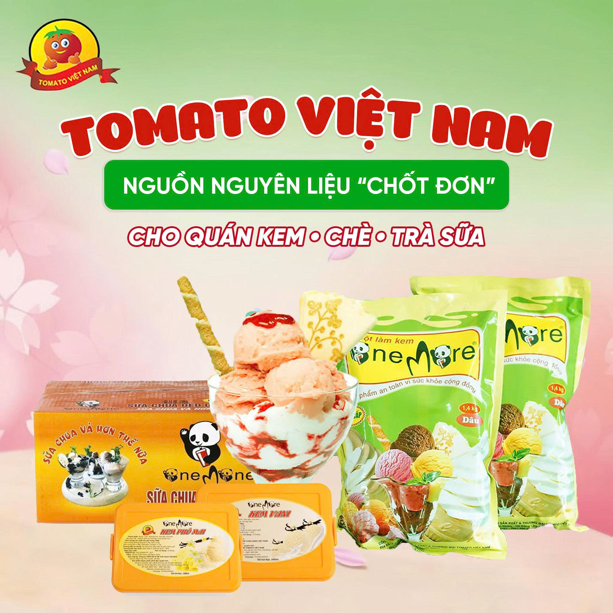 TOMATO VIỆT NAM – NGUỒN NGUYÊN LIỆU “CHỐT ĐƠN” CHO QUÁN KEM • CHÈ • TRÀ SỮA