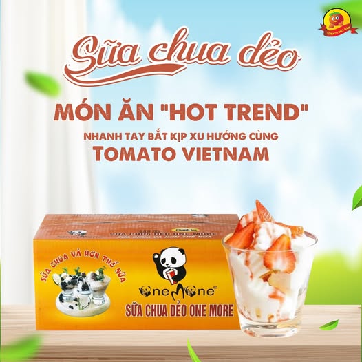SỮA CHUA DẺO – “NAM CHÂM” HÚT KHÁCH MÙA HÈ 2025 – BẠN ĐÃ BẮT TREND CÙNG TOMATO VIỆT NAM CHƯA?