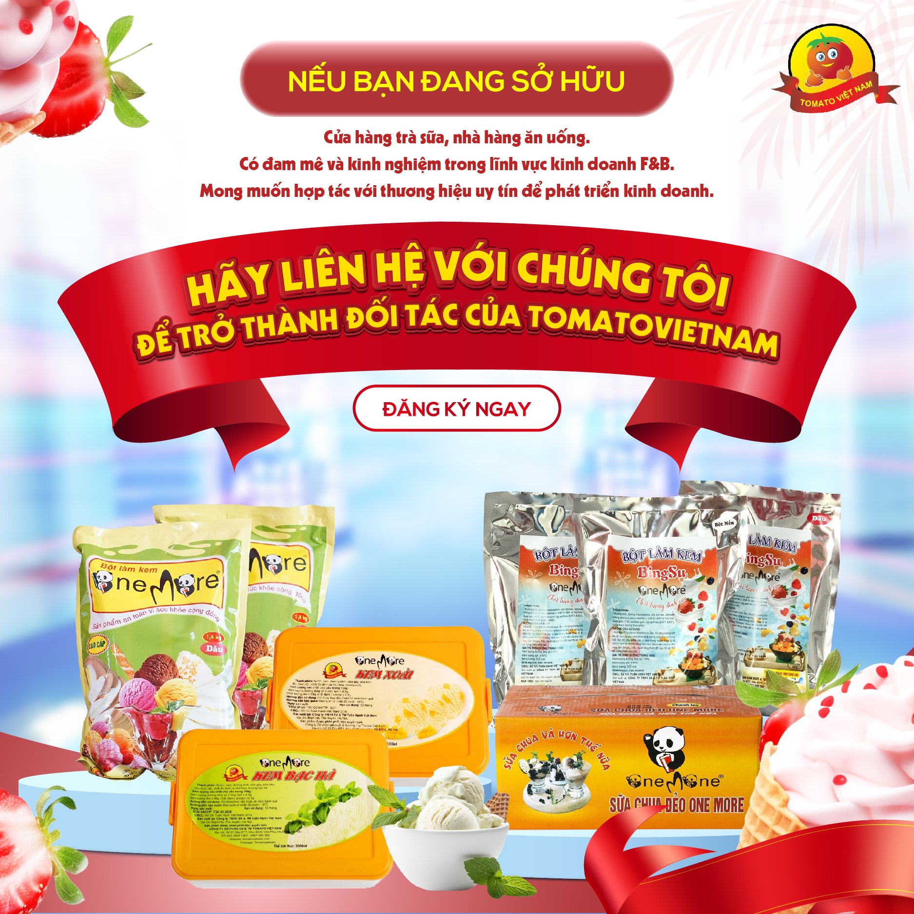 Bạn muốn nâng tầm hương vị món tráng miệng & đồ ăn vặt của cửa hàng mình ư?