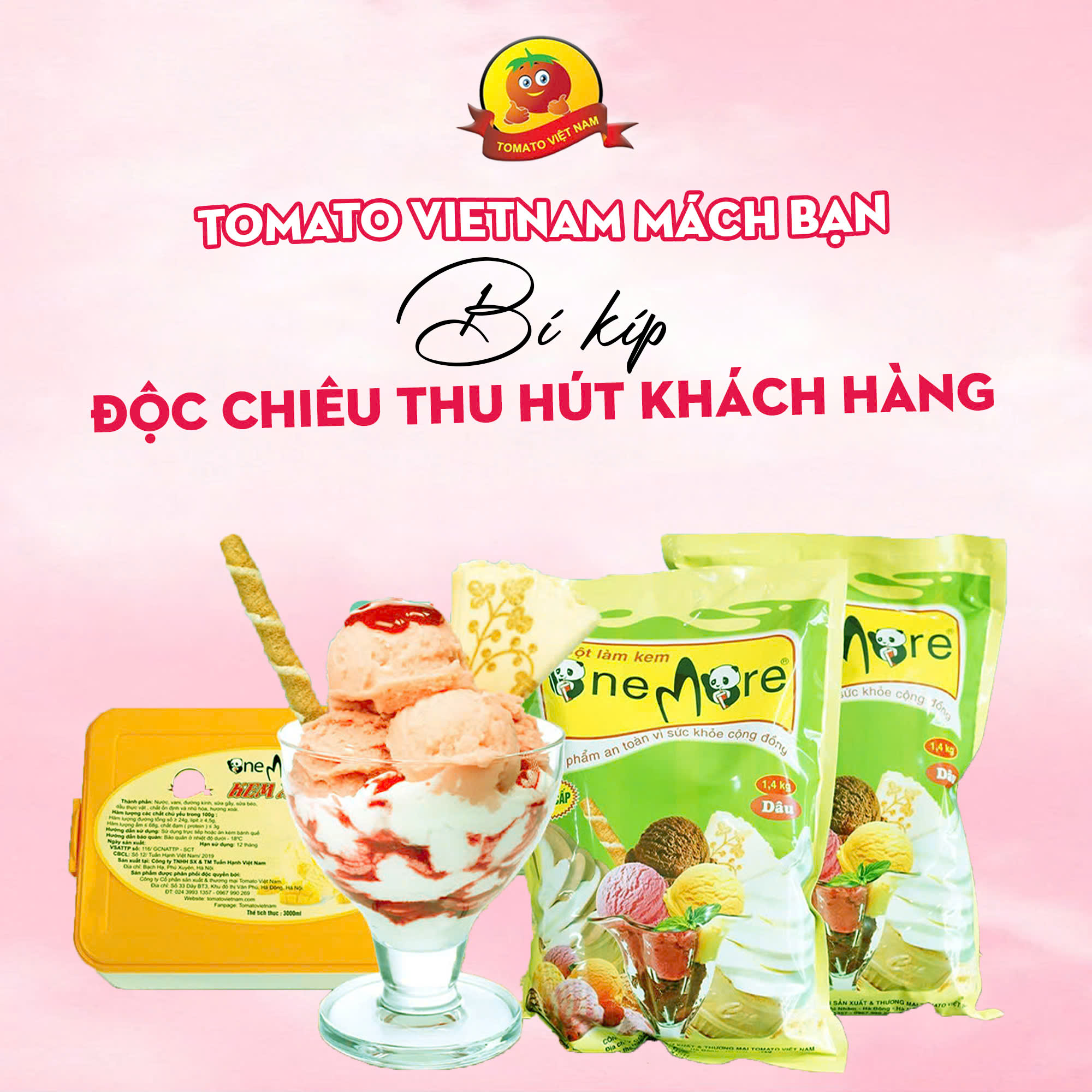 TOMATO VIETNAM – BÍ KÍP ĐỘC CHIÊU THU HÚT KHÁCH HÀNG CHO QUÁN KEM & TRÀ SỮA