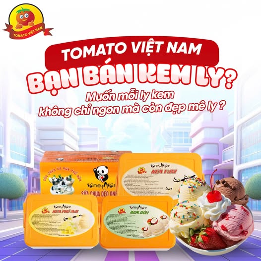 TOMATO VIỆT NAM – BẠN BÁN KEM LY? MUỐN MỖI LY KEM KHÔNG CHỈ NGON MÀ CÒN ĐẸP MÊ LY?