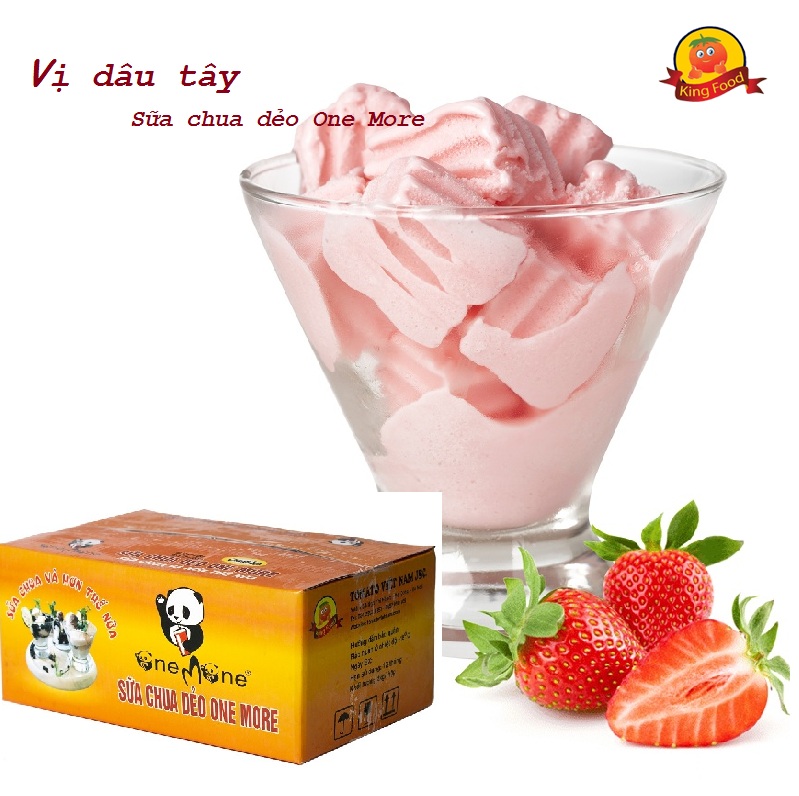 sữa chua dẻo vị dâu tây