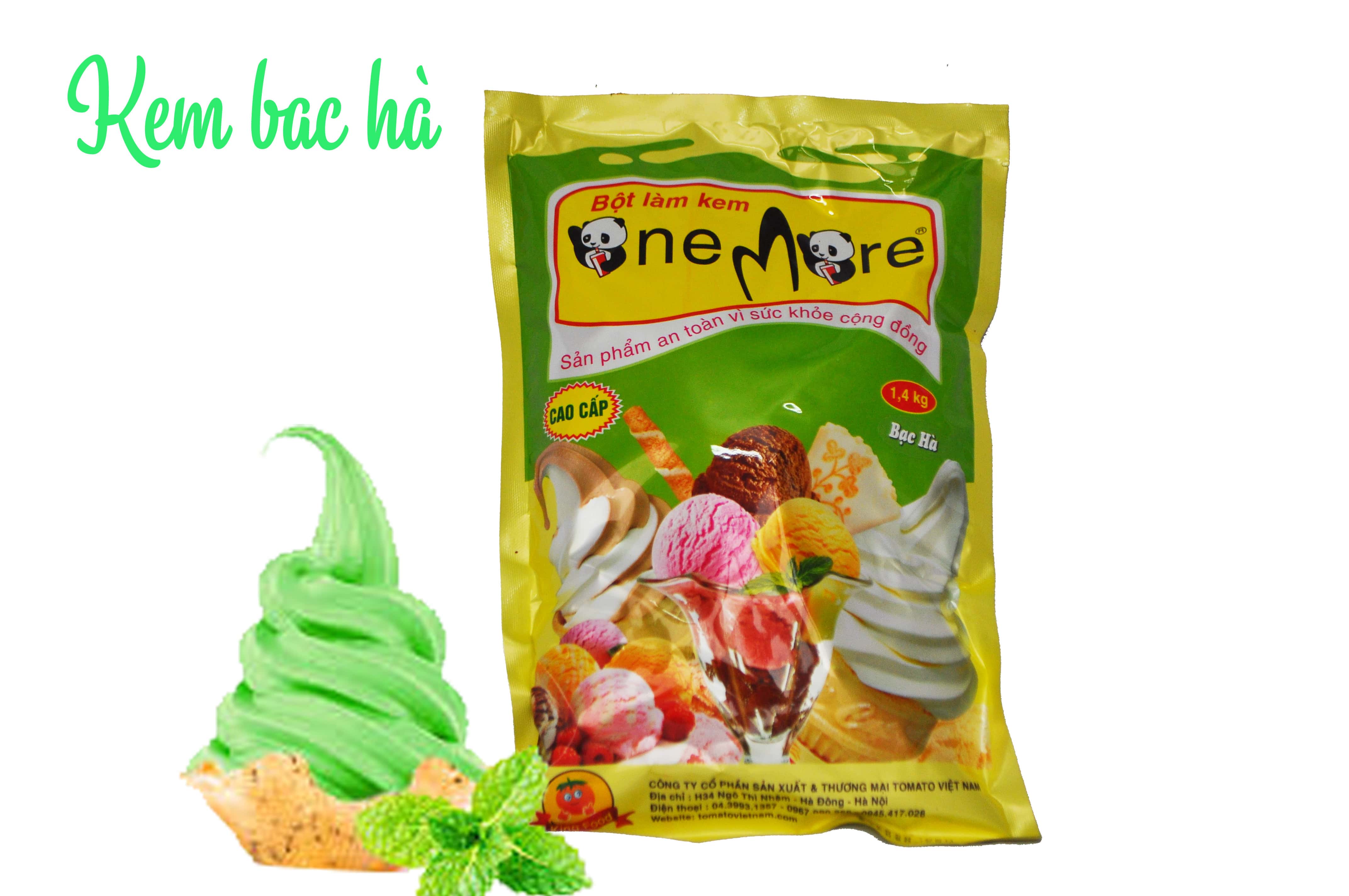 Bột kem tươi OneMore vị Bạc Hà