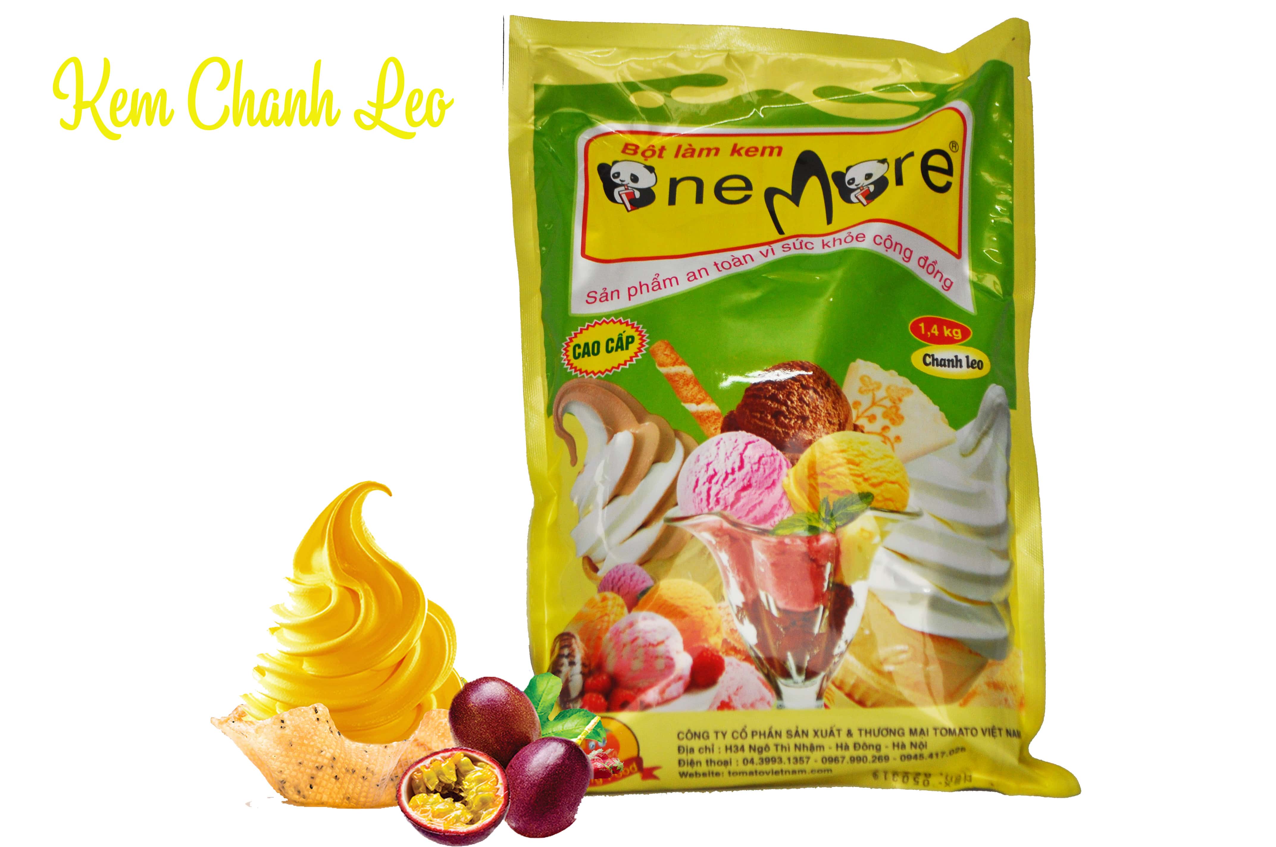 Bột kem tươi OneMore vị Chanh Leo