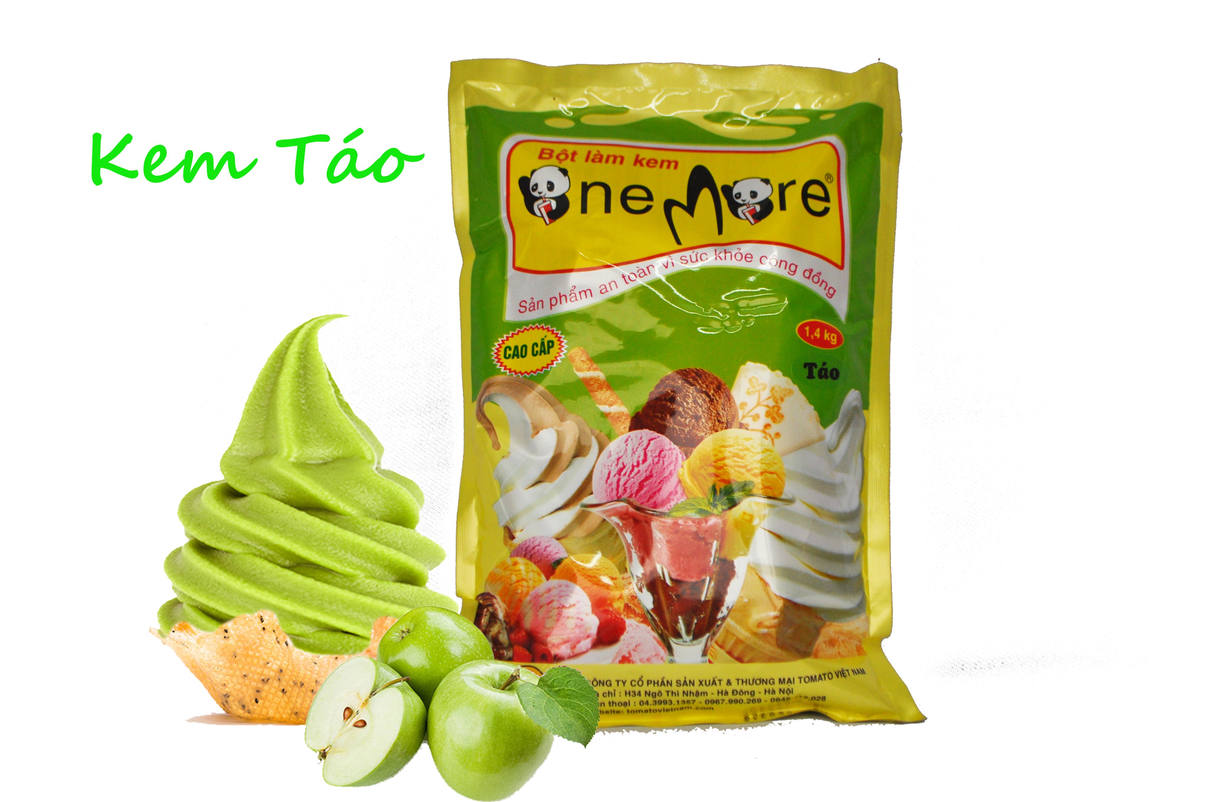 Bột kem tươi OneMore vị Táo