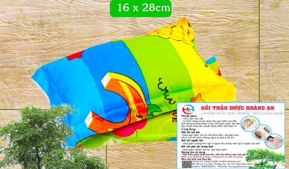 Gối Đinh Lăng Hoàng An size 1 ( Trẻ em dưới 1 tuổi)