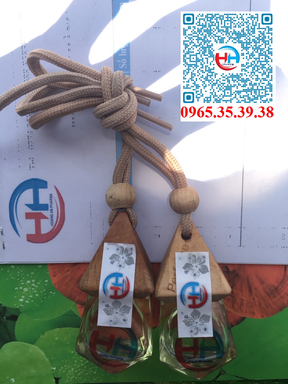 Tinh Dầu Sả + Cam Treo Xe, Phòng Ngủ, Tủ Quần Áo