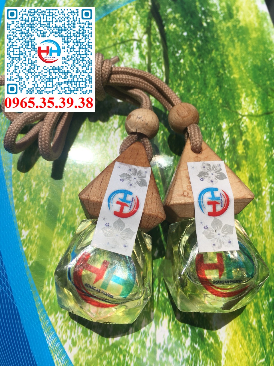 Tinh Dầu Sả + Cam Treo Xe, Phòng Ngủ, Tủ Quần Áo