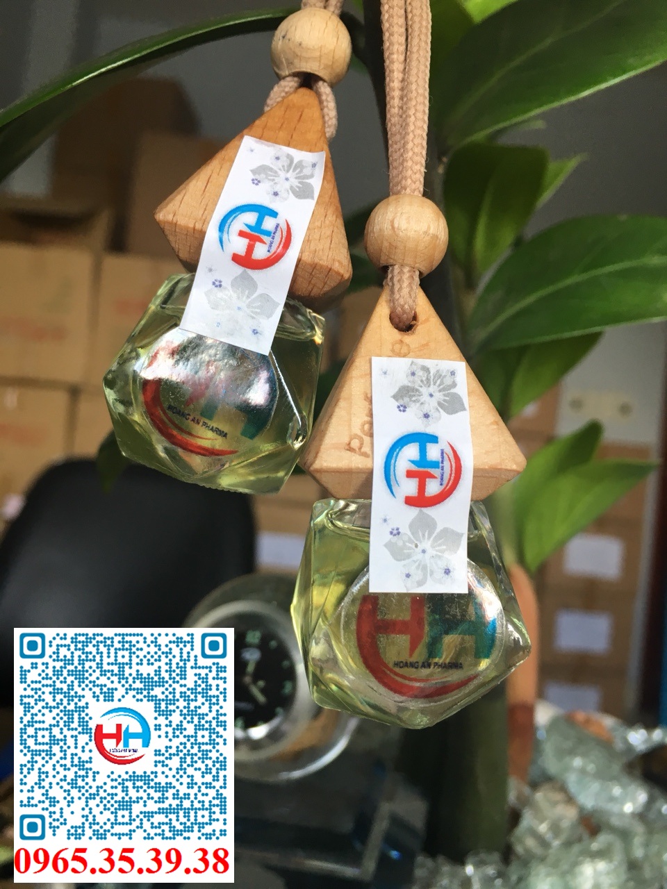 Tinh Dầu Sả + Cam Treo Xe, Phòng Ngủ, Tủ Quần Áo