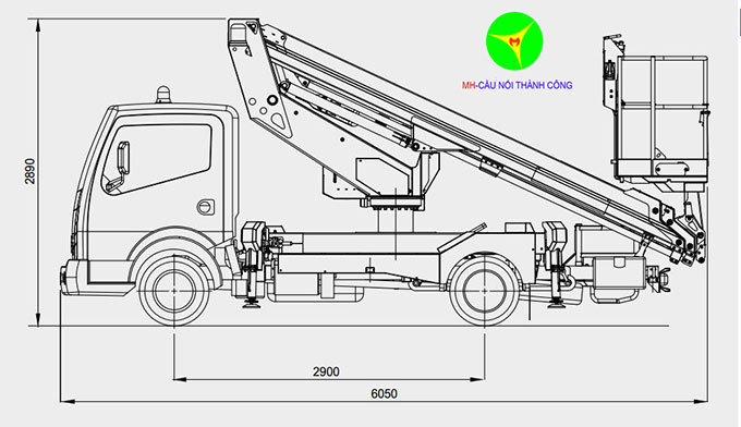 thang nâng người tự hành 17m