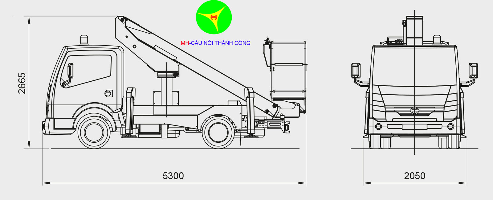 xe nâng người 11m tự hành palfinger