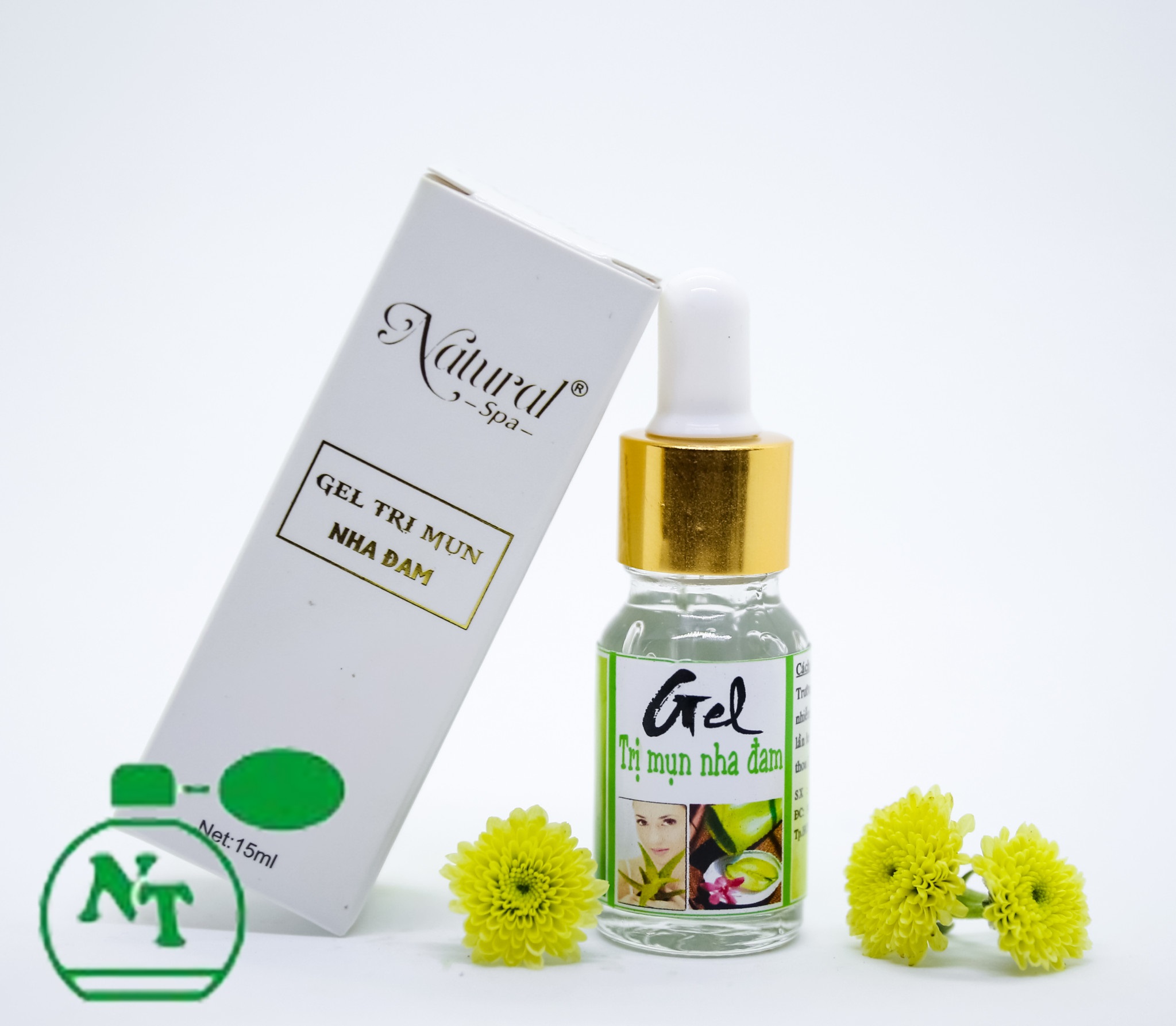 Gel trị mụn nha đam Natural Spa - 15ml - MĐ.GELNHADAM