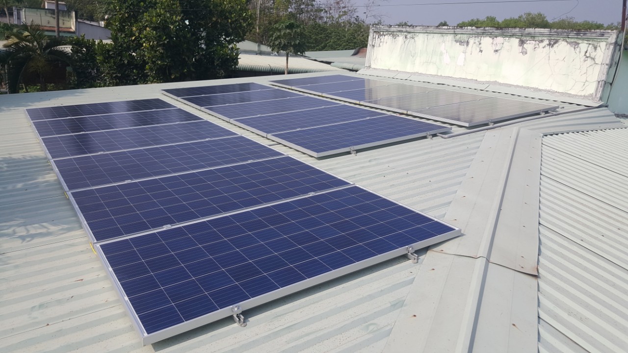 Hệ thống điện mặt trời hòa lưới 5.2KWP