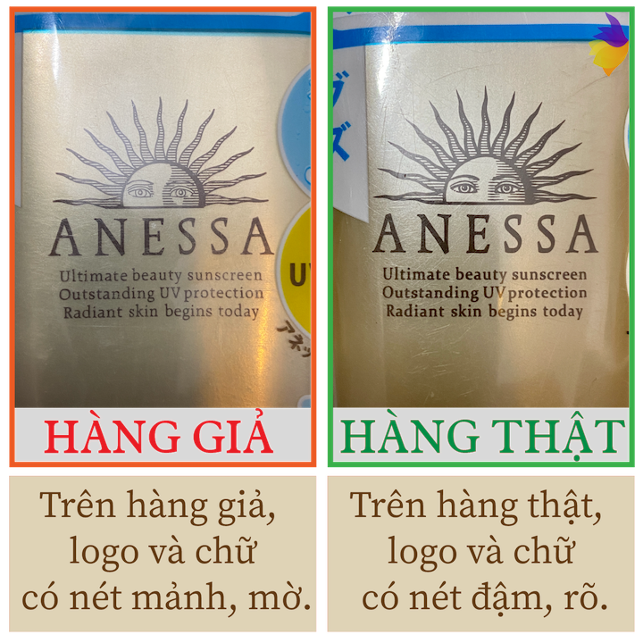 Kem chống nắng Anessa Gel giả
