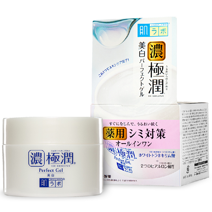 Kem dưỡng trắng sáng da Hadalabo Koi-Gokujyun Whitening Gel (100g) - Nhật Bản