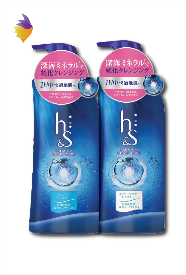 Bộ dầu gội & dầu xả H&S Premium Scalp Care - Nhật Bản