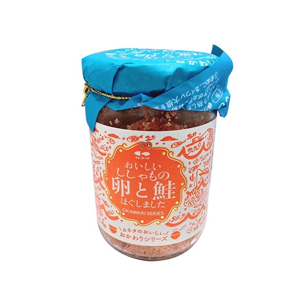 Ruốc cá hồi và trứng cá Shishamo Okawari Series (120g) - Nhật Bản