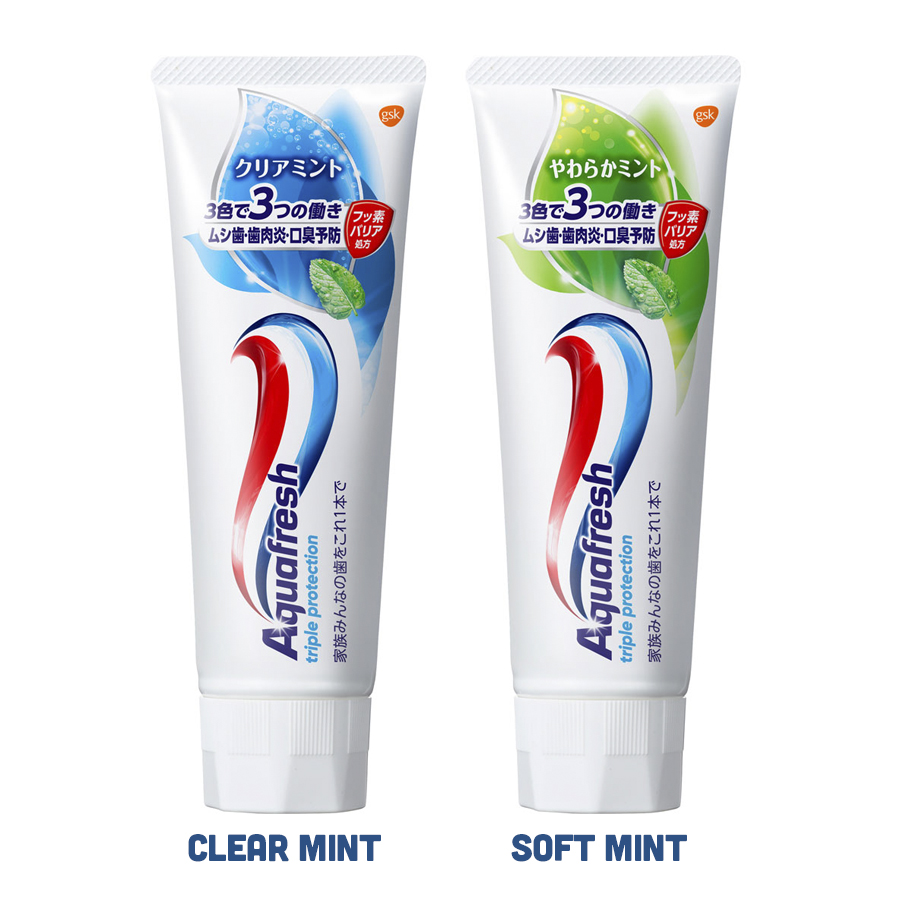 Kem đánh răng Aquafresh Triple Protection (140g) - Nhật Bản