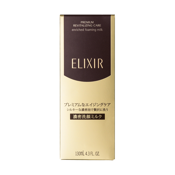 Sữa rửa mặt Shiseido Elixir Premium Revitalizing Care Enriched Foaming Milk (130ml) - Nhật Bản