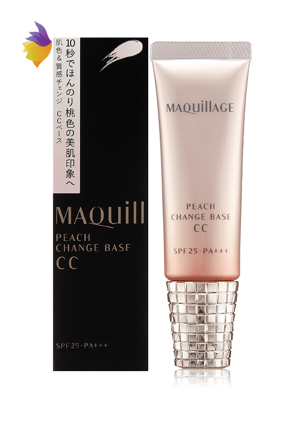 Kem trang điểm CC Maquillage Shiseido Peach Change Base Cream SPF 25 PA+++ (30 g) - Nhật Bản