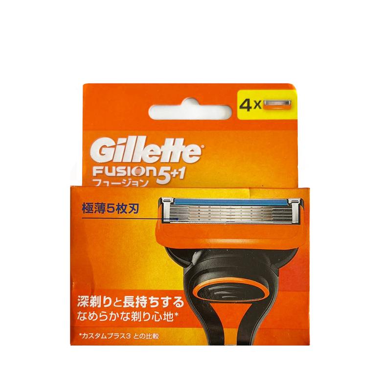 Hộp dao cạo râu Gillette Fusion 5+1 (4 lưỡi /8 lưỡi) - Nhật Bản