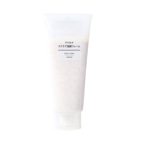 Sữa rửa mặt tẩy tế bào chết Muji Face Soap Scrub (120g) - Nhật Bản