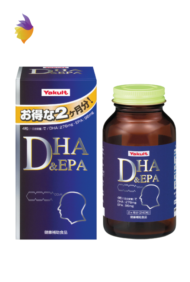 Thuốc bổ não Yakult DHA & EPA (240 viên) - Nhật Bản