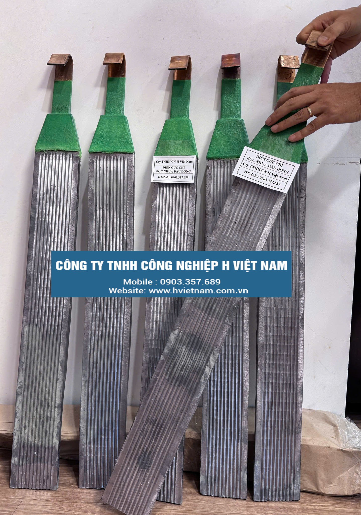 Cực chì cho bể mạ inox | Điện cực chì