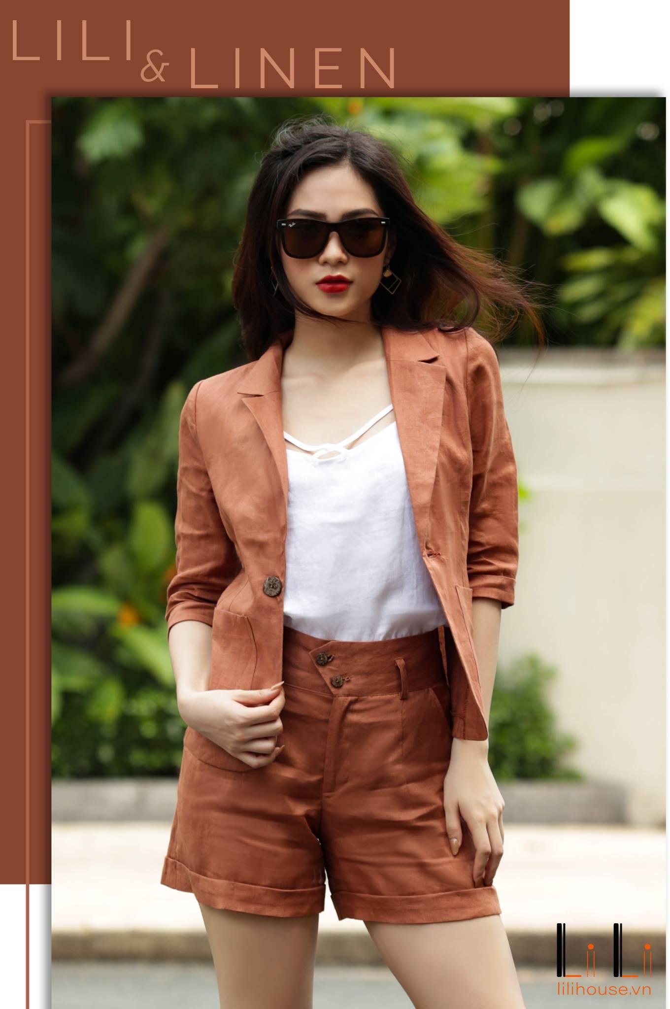Set Váy 2 Dây Đen Xẻ Tà Mix Áo Khoác Lửng  MADORA