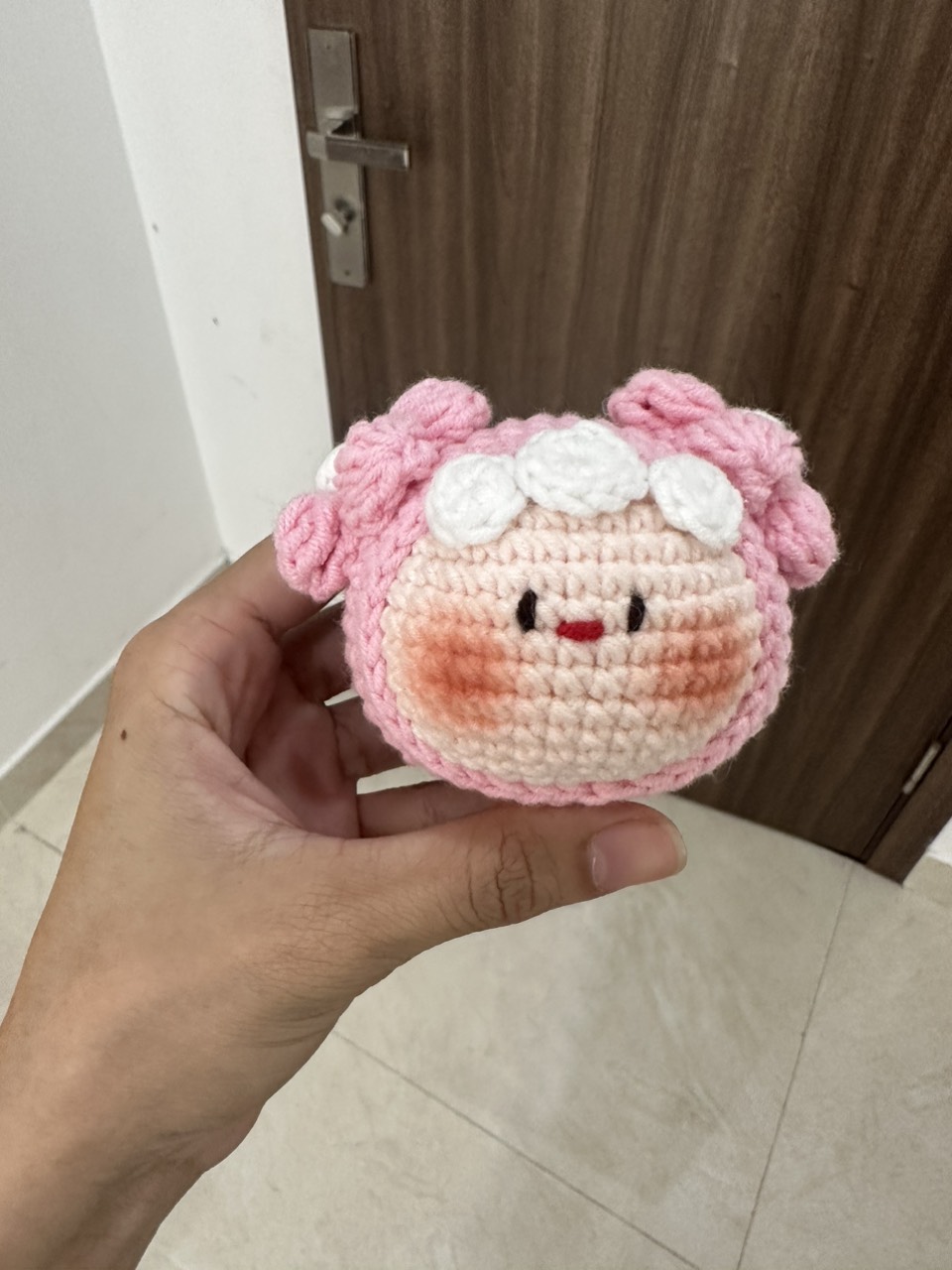 Thành phẩm móc khóa đầu tròn nón