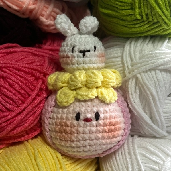 Thành phẩm móc khóa đầu tròn nón