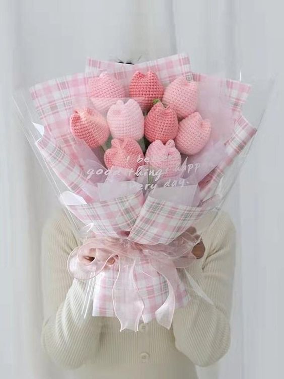 Thành phẩm hoa tulip tròn