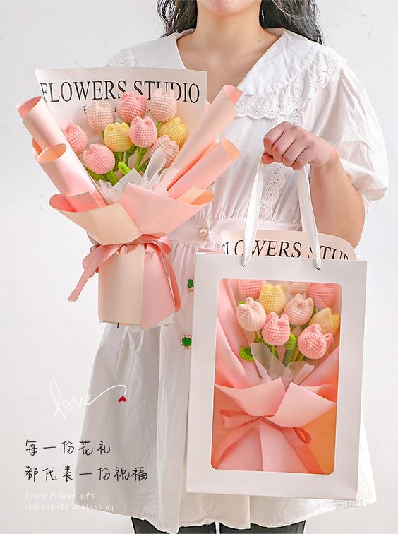 Thành phẩm hoa tulip tròn