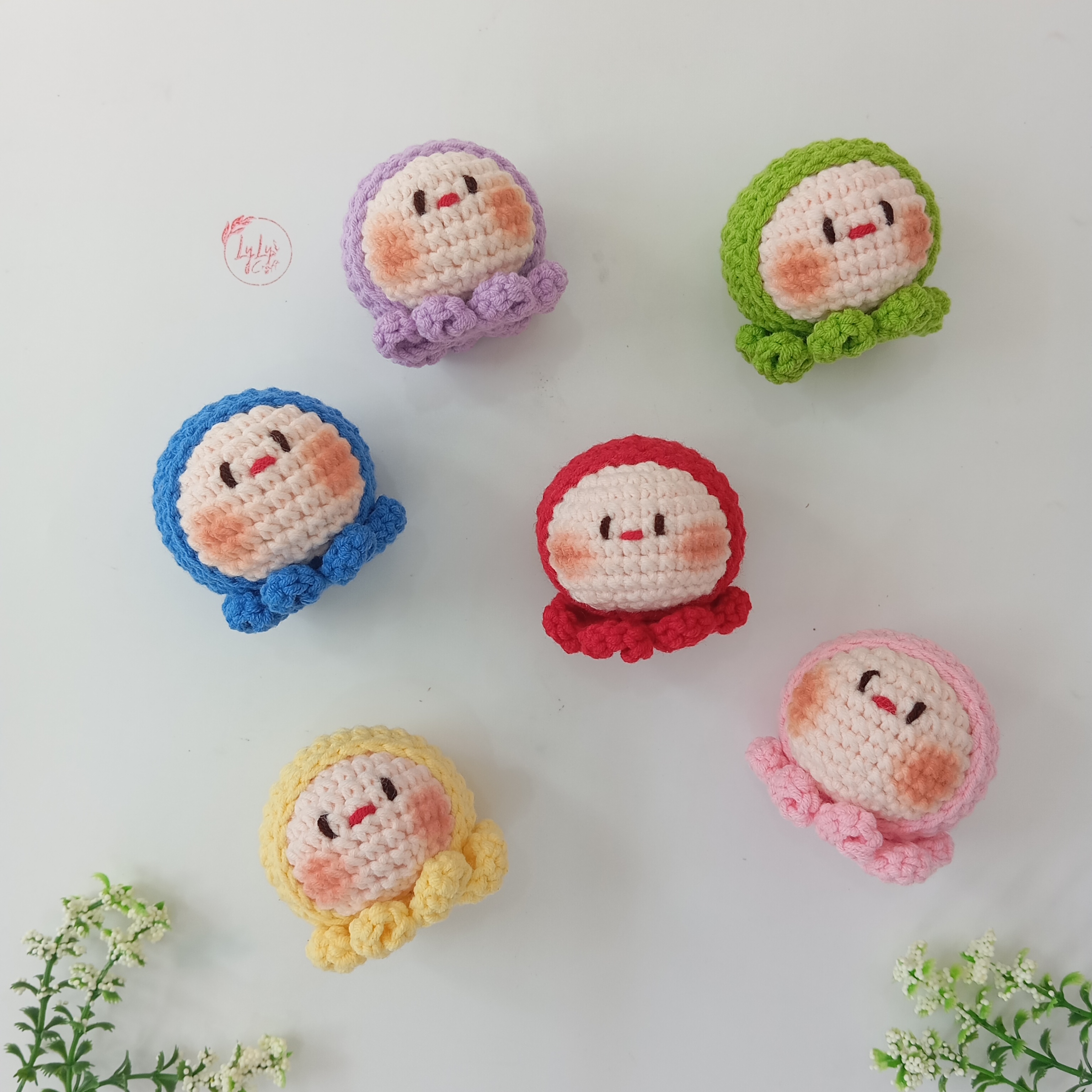 Thành phẩm móc khóa bạch tuột mini