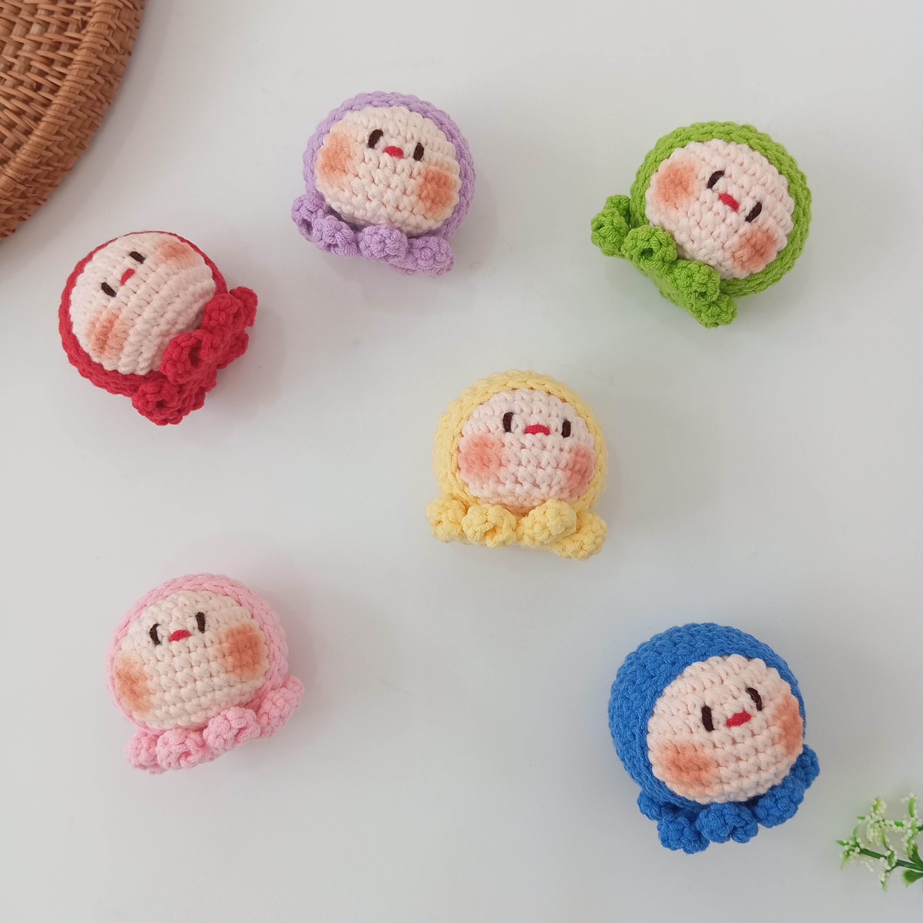 Thành phẩm móc khóa bạch tuột mini