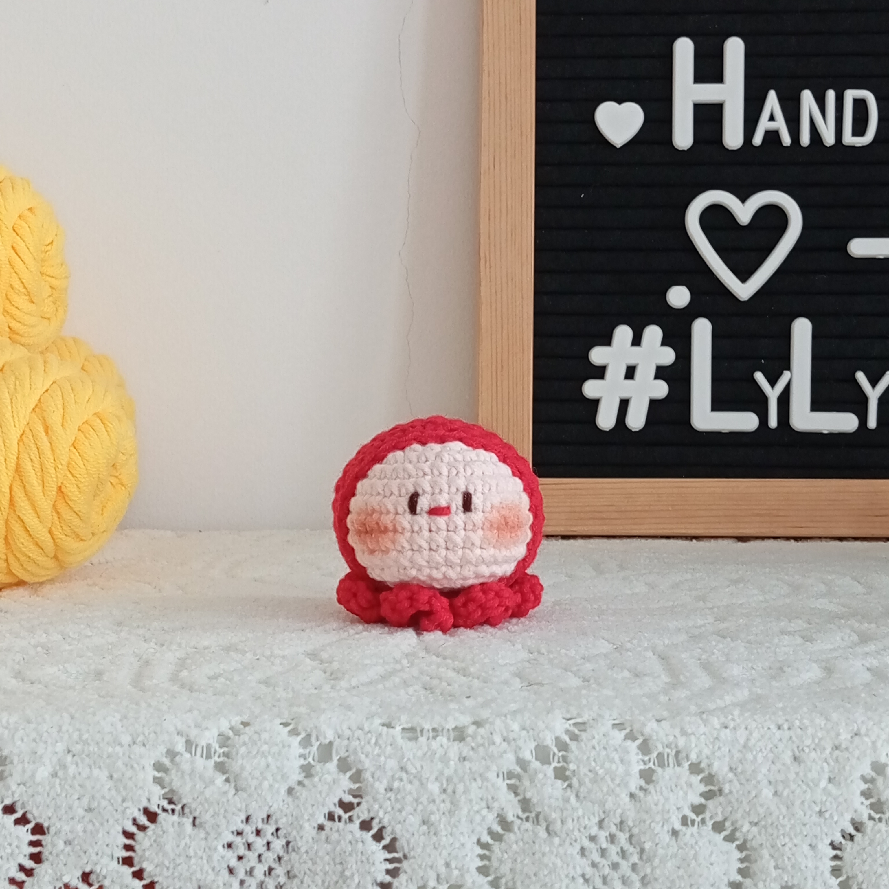 Thành phẩm móc khóa bạch tuột mini