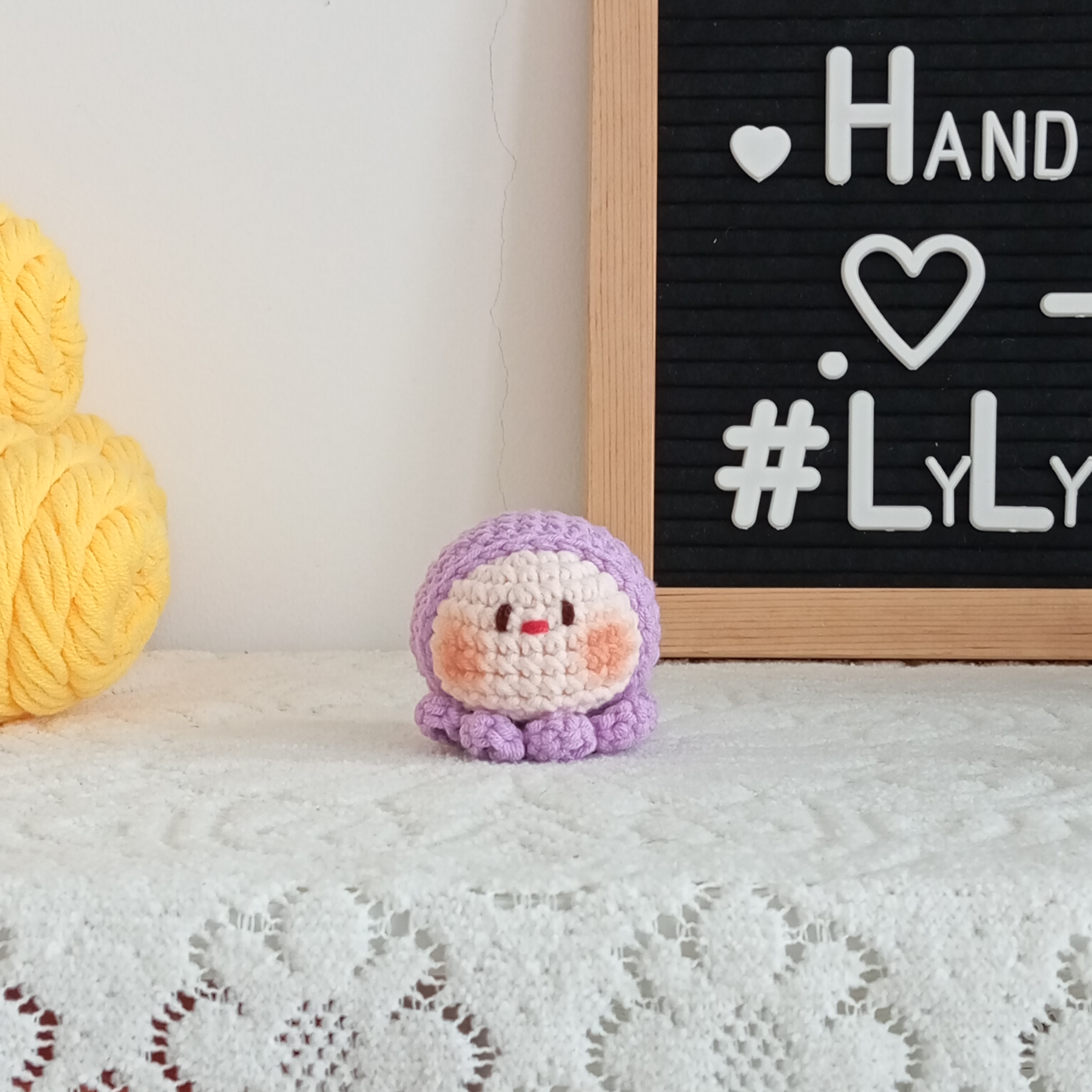 Thành phẩm móc khóa bạch tuột mini