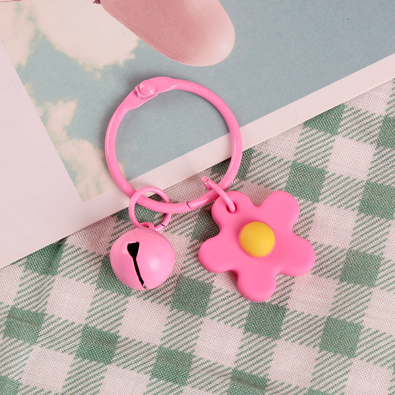 Móc Khóa có chuông có hoa đường kính 3cm