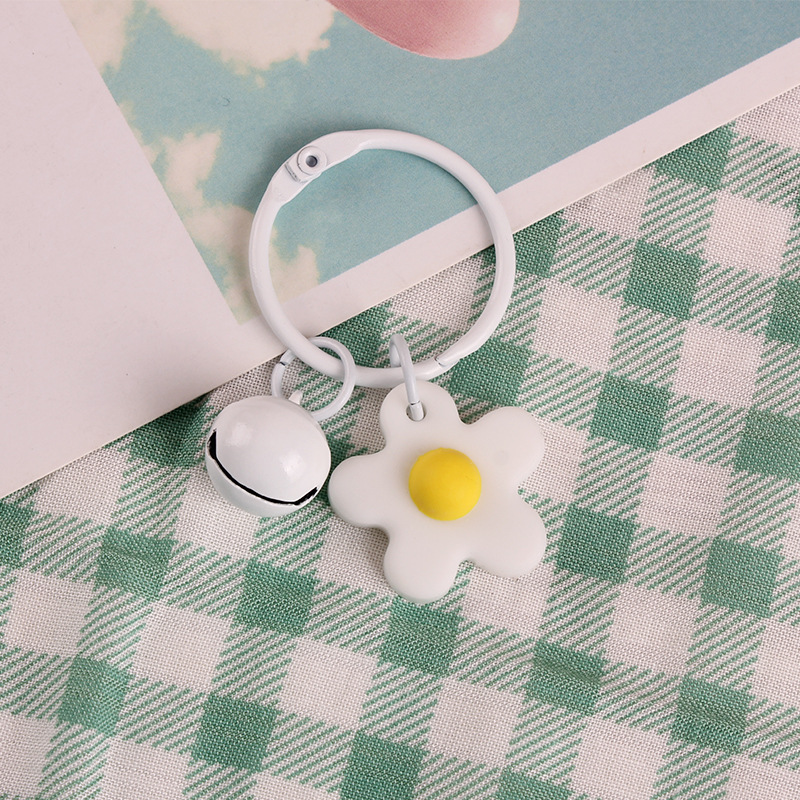 Móc Khóa có chuông có hoa đường kính 3cm