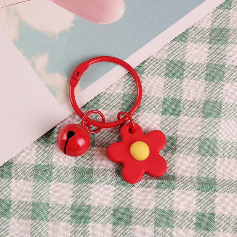 Móc Khóa có chuông có hoa đường kính 3cm