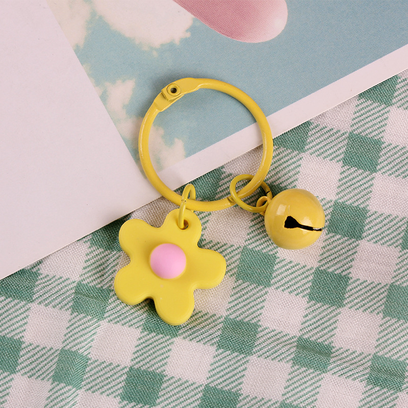 Móc Khóa có chuông có hoa đường kính 3cm