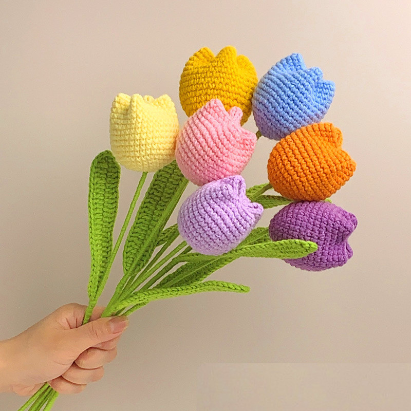 Gói Nguyên Liệu Đan Móc Hoa Len Tulip - Có Video Hướng Dẫn
