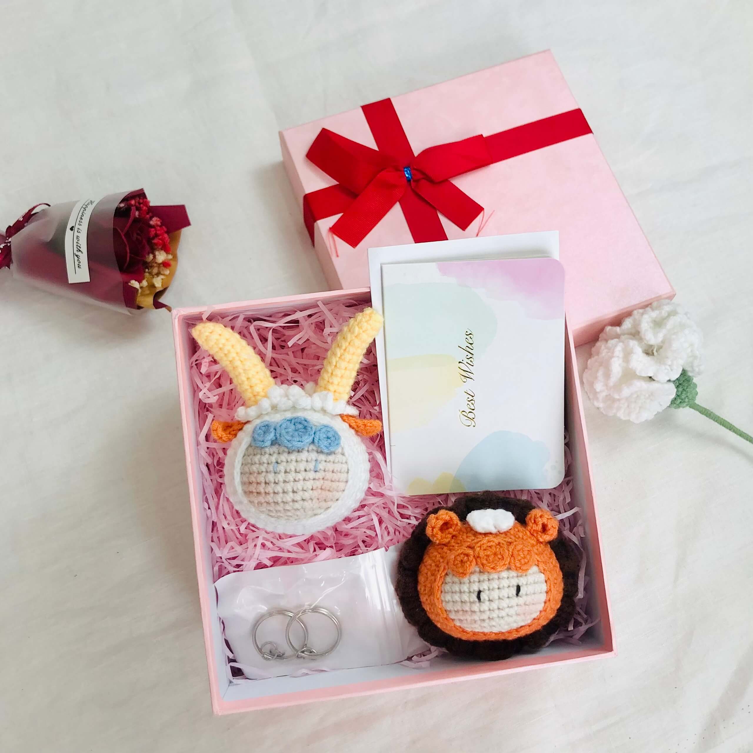 Combo 2 con cung hoàng đạo (bạch dương- sư tử) kèm hộp