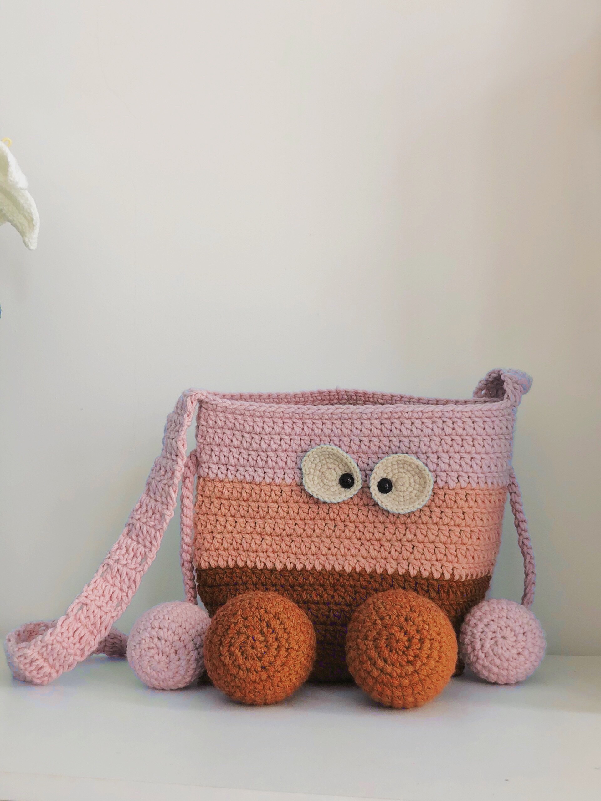 Set túi bồ hóng bằng len Yoah Wool - Tím