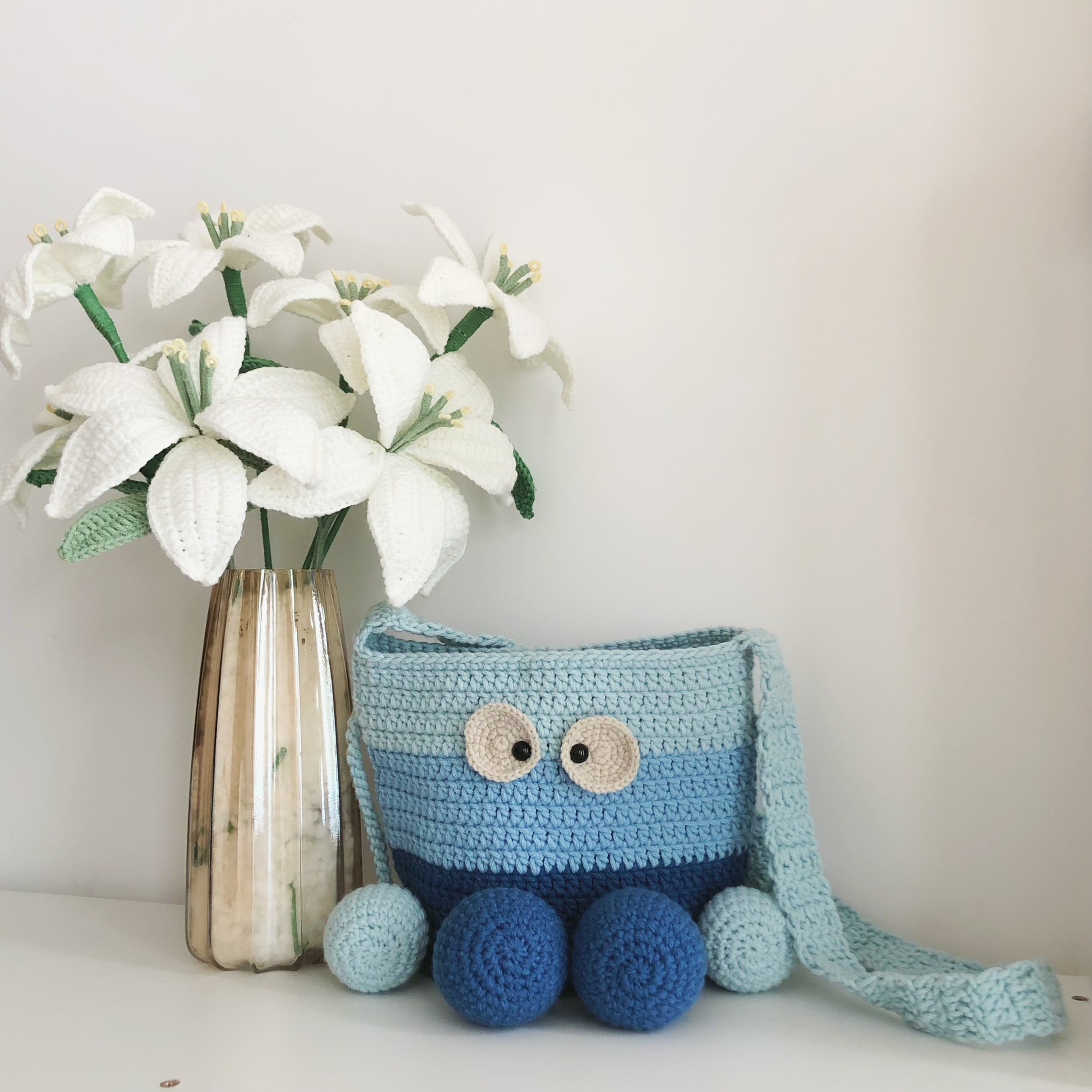 Set túi bồ hóng bằng len Yoah Wool - Tím