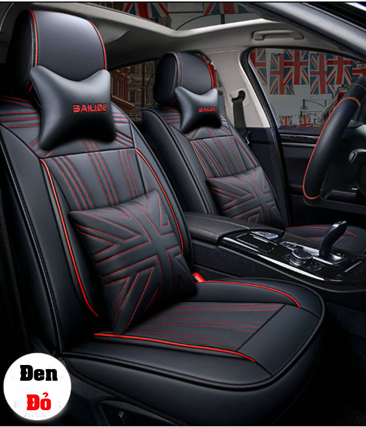 Bộ Áo ghế ô tô cao cấp (Đen phối đỏ) – Viettinauto.vn Bộ Áo Ghế Ô Tô Cao Cấp (Đen Phối Đỏ) – Viettinauto.Vn