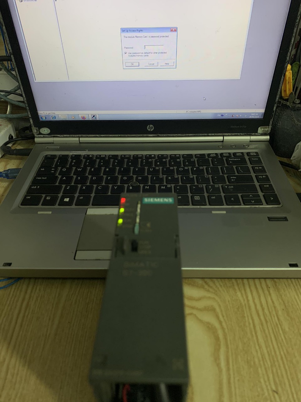 Crack password PLC Siemens CPU315-2DP (315-2AG10-0AB0)