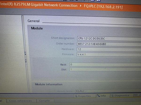 Crack Password PLC S7-1200 CPU 1212C