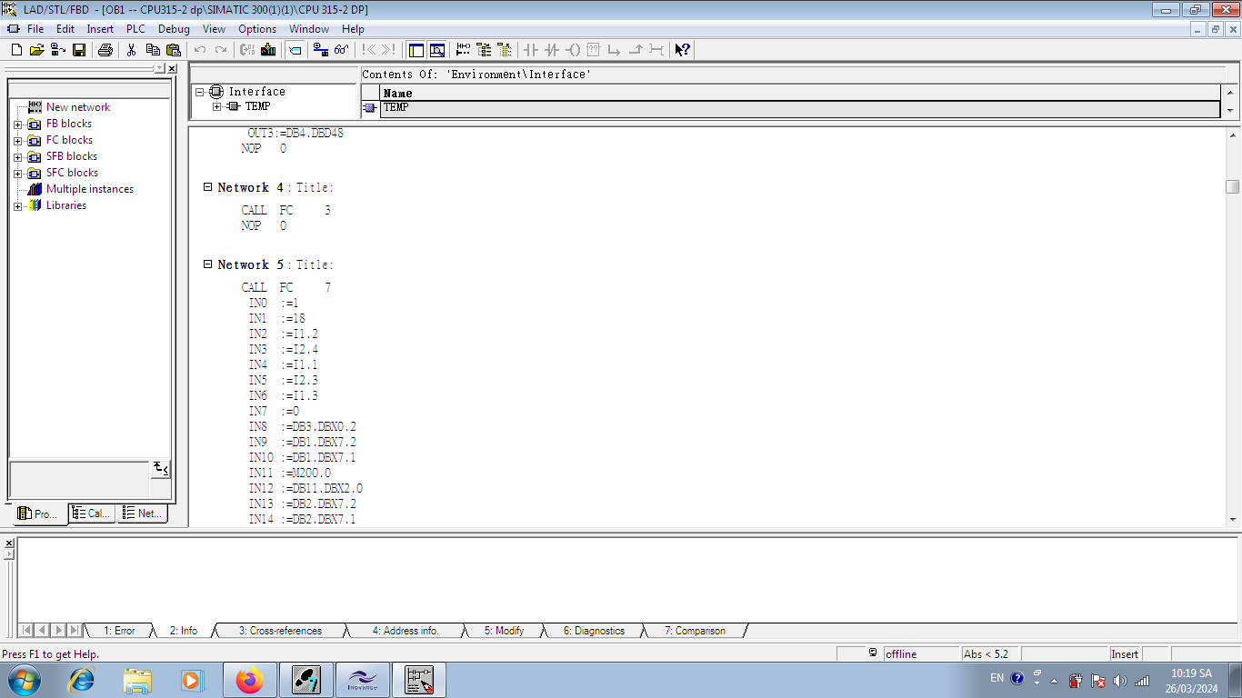 Crack password PLC Siemens CPU315-2DP (315-2AG10-0AB0)