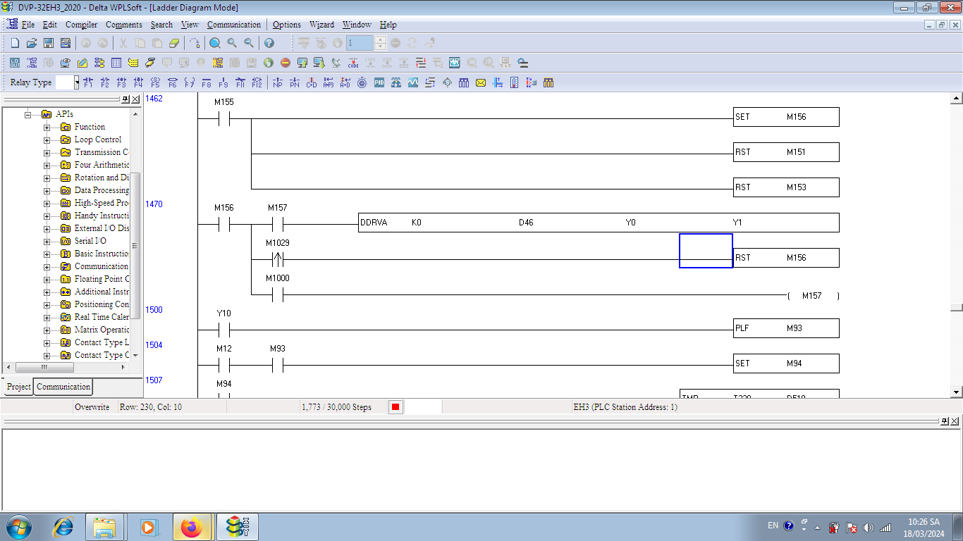 Crack password PLC Delta DVP-32EH00T3